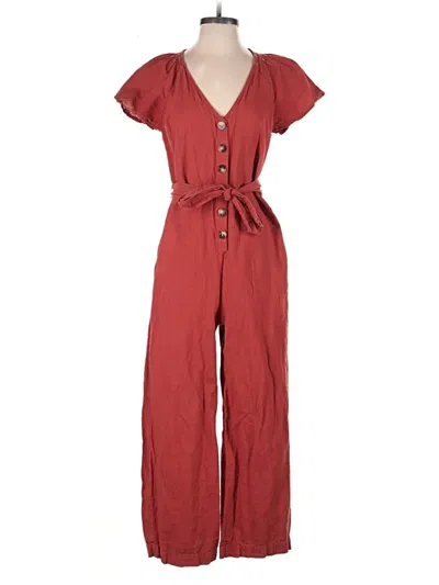 Pre-owned Madewell Jumpsuit In Orange