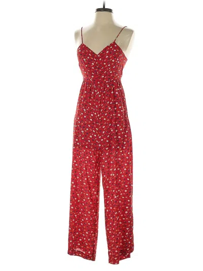 Pre-owned Madewell Jumpsuit In Red