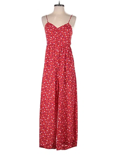 Pre-owned Madewell Jumpsuit In Red