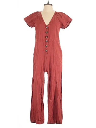 Pre-owned Madewell Jumpsuit In Red