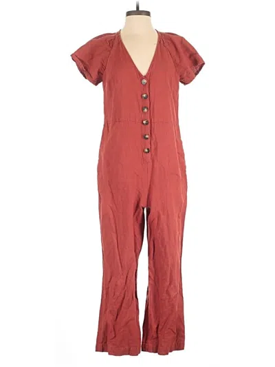 Pre-owned Madewell Jumpsuit In Red