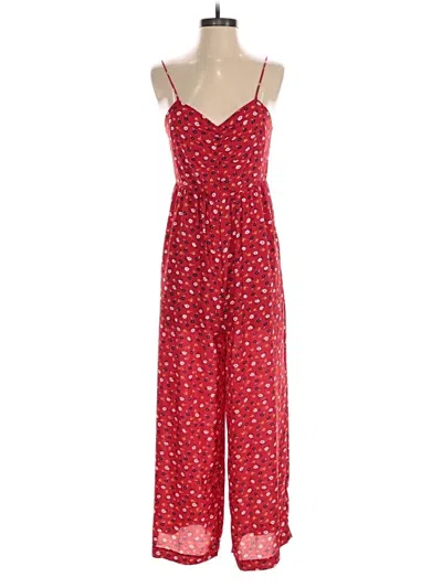 Pre-owned Madewell Jumpsuit In Red