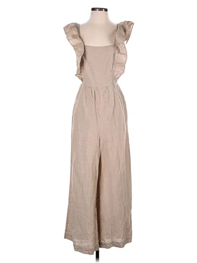 Pre-owned Madewell Jumpsuit In Tan