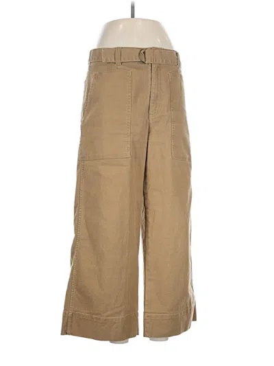 Pre-owned Madewell Khaki Pant In Brown