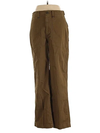 Pre-owned Madewell Khaki Pant In Brown