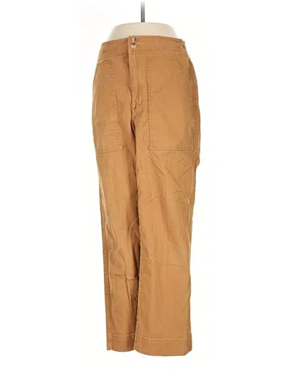 Pre-owned Madewell Khaki Pant In Brown