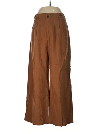 Pre-owned Madewell Khaki Pant In Brown
