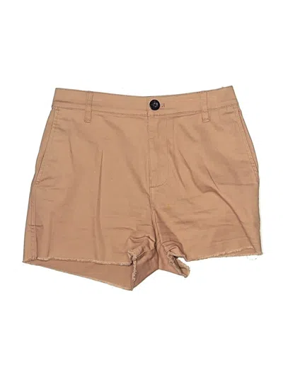 Pre-owned Madewell Khaki Shorts In Brown