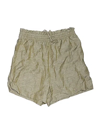 Pre-owned Madewell Khaki Shorts In Gold