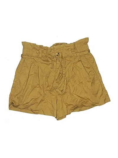 Pre-owned Madewell Khaki Shorts In Gold