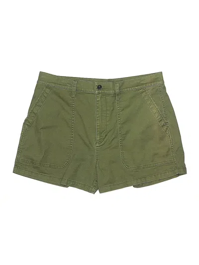 Pre-owned Madewell Khaki Shorts In Green