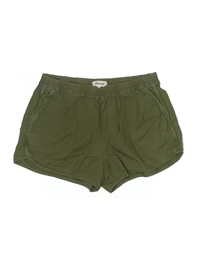 Pre-owned Madewell Khaki Shorts In Green
