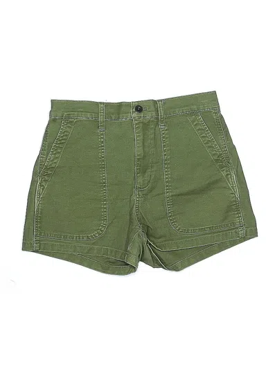 Pre-owned Madewell Khaki Shorts In Green