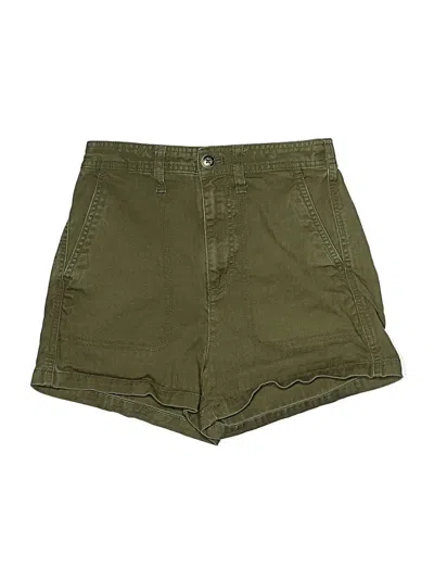 Pre-owned Madewell Khaki Shorts In Green