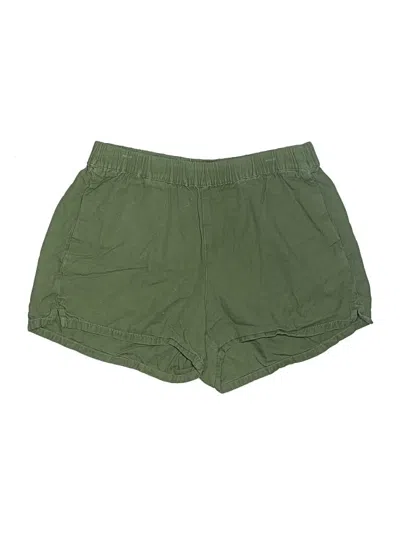 Pre-owned Madewell Khaki Shorts In Green