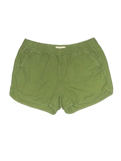 Pre-owned Madewell Khaki Shorts In Green