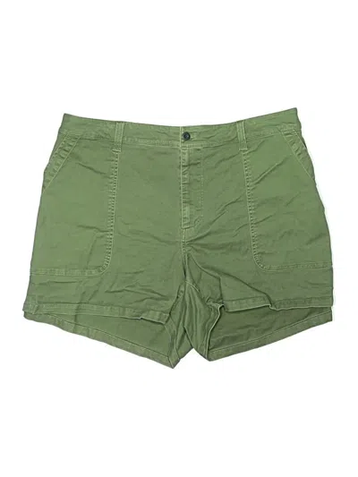 Pre-owned Madewell Khaki Shorts In Green
