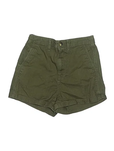 Pre-owned Madewell Khaki Shorts In Green