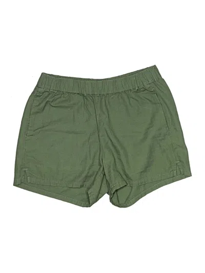 Pre-owned Madewell Khaki Shorts In Green