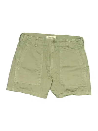 Pre-owned Madewell Khaki Shorts In Green