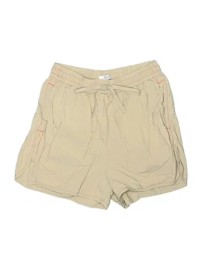 Pre-owned Madewell Khaki Shorts In Tan