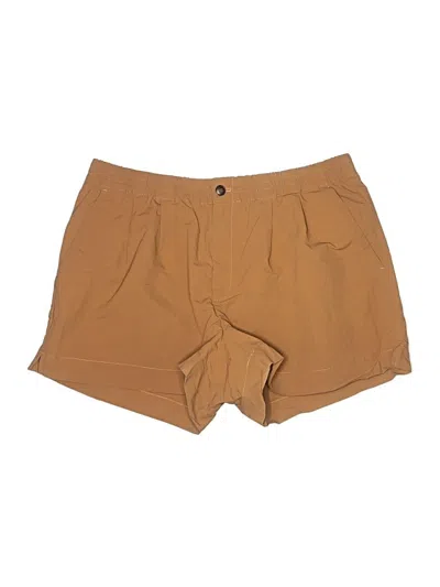 Pre-owned Madewell Khaki Shorts In Tan