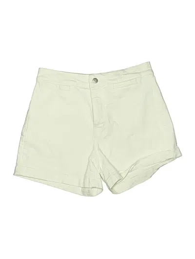 Pre-owned Madewell Khaki Shorts In White