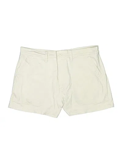 Pre-owned Madewell Khaki Shorts In White