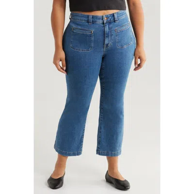 Madewell Kick Out Crop Jeans In Elkton Wash