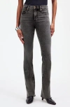 Madewell Kick Out Raw Hem Jeans In Paynes Wash