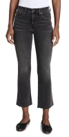 MADEWELL KICKOUT CROP JEANS WASHED BLACK