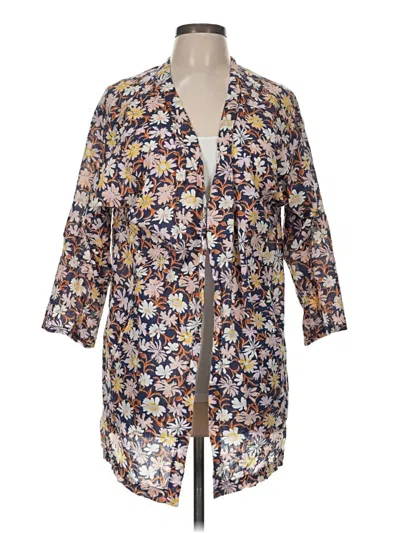 Pre-owned Madewell Kimono In Blue