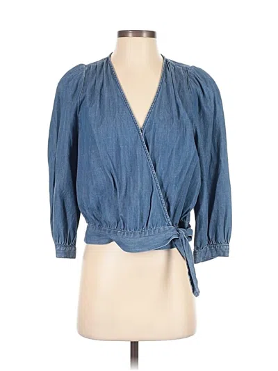 Pre-owned Madewell Kimono In Blue