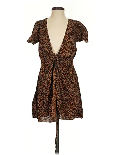 Pre-owned Madewell Kimono In Brown