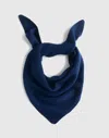 Madewell Knit Bandana In Blue