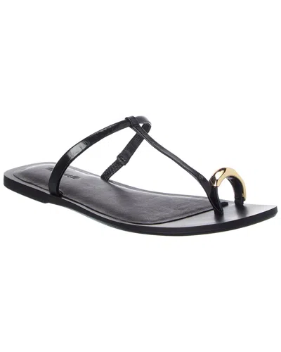 Madewell Lala Leather Sandal In Black