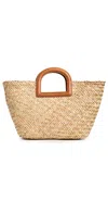 Shop Madewell Large Basket Tote Saddle Brown Multi
