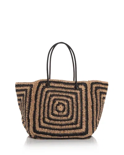 Madewell Large Straw Tote In Multi