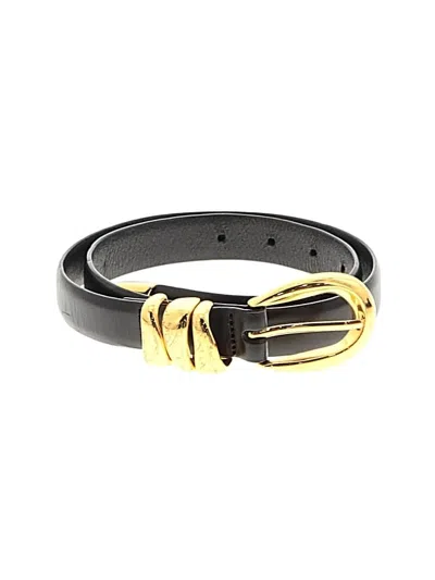 Pre-owned Madewell Leather Belt In Black