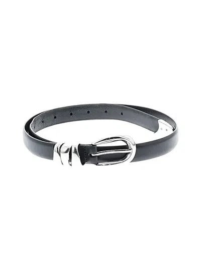 Pre-owned Madewell Leather Belt In Black