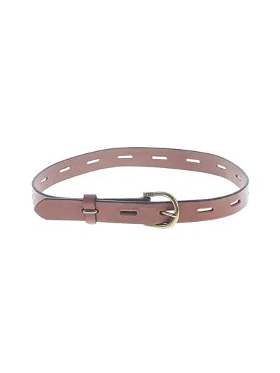 Pre-owned Madewell Leather Belt In Brown
