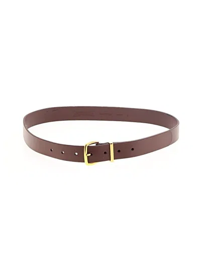 Pre-owned Madewell Leather Belt In Brown