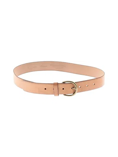 Pre-owned Madewell Leather Belt In Tan