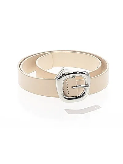 Madewell Leather Belt In White