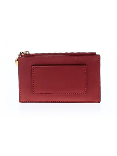 Pre-owned Madewell Leather Card Holder In Red