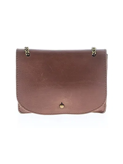 Pre-owned Madewell Leather Crossbody Bag In Brown