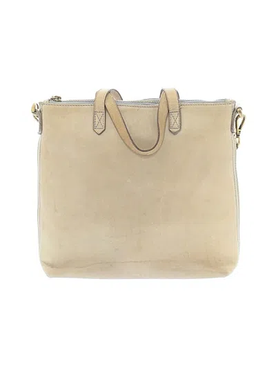 Pre-owned Madewell Leather Satchel In Gray