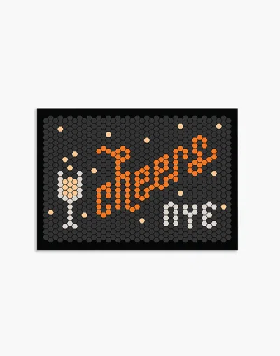 Madewell Letterfolk Large Tile Mat In Black