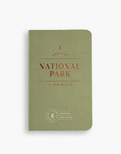 Madewell Letterfolk National Park Passport Journal In Multicolor