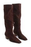 Madewell Lexie Knee High Boot In Brown